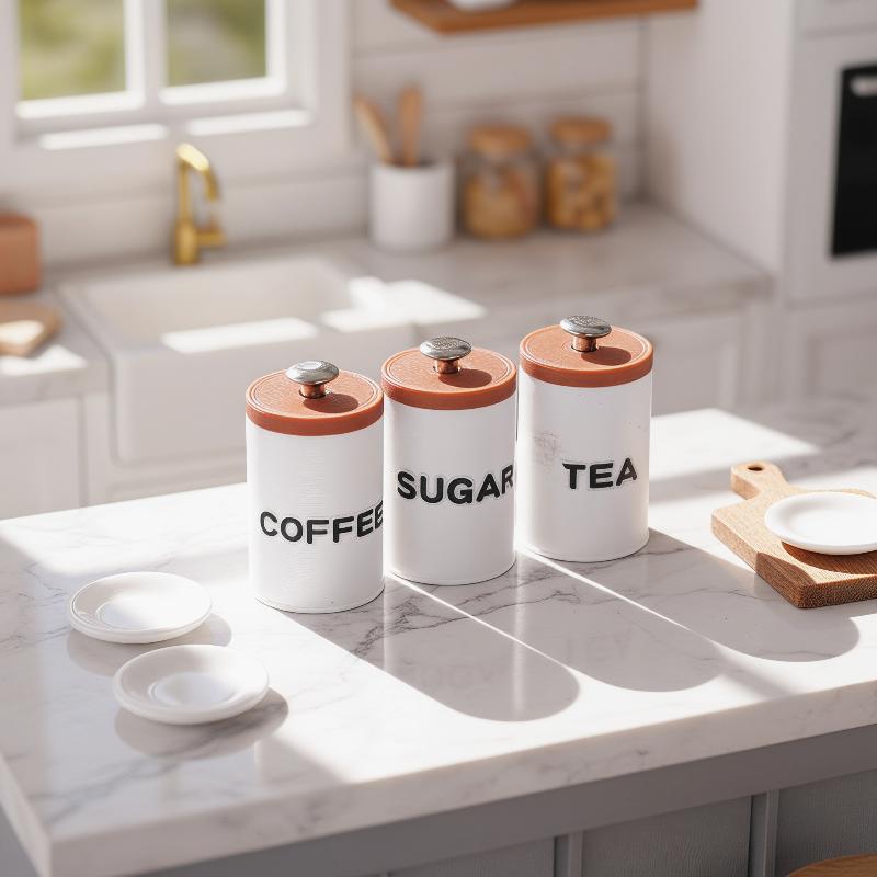 3-teiliges Set 1/12 Puppenhaus – Tea Coffee Utensils Bewertung und Preis